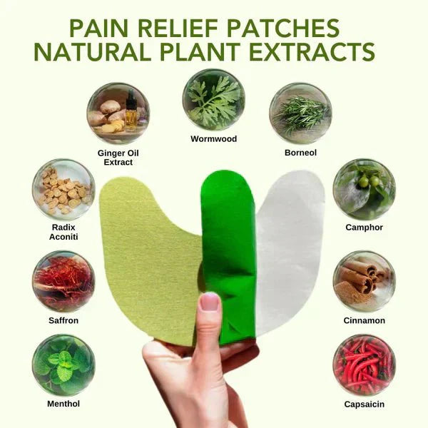 Herbal Knee Pain Relief Patches (12 patches)