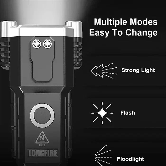 Multifunctional 8 in 1 Portable Ultra Bright Torch