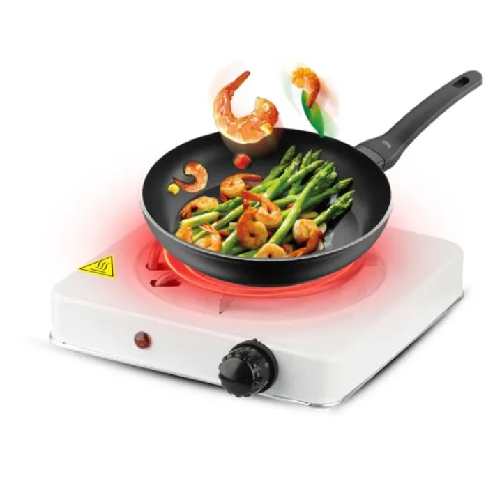 RAF Electric Hot Plate Stove – 1000W Portable Single Burner with Temperature Control