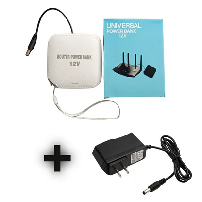 WiFi Router UPS Power Bank – 12V | 5-6 Hours Backup with Adapter (A1)