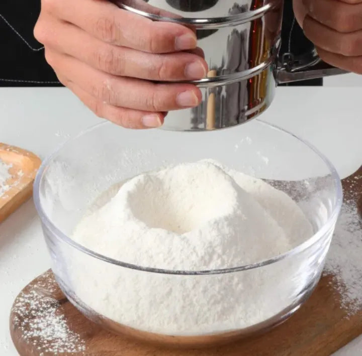 High-Quality Stainless Steel Flour &amp; Sugar Sifter Cup – Mesh Strainer for Baking