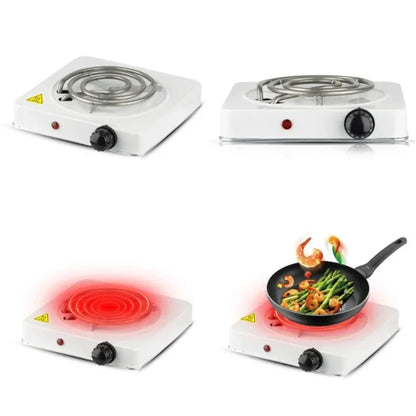 RAF Electric Hot Plate Stove – 1000W Portable Single Burner with Temperature Control