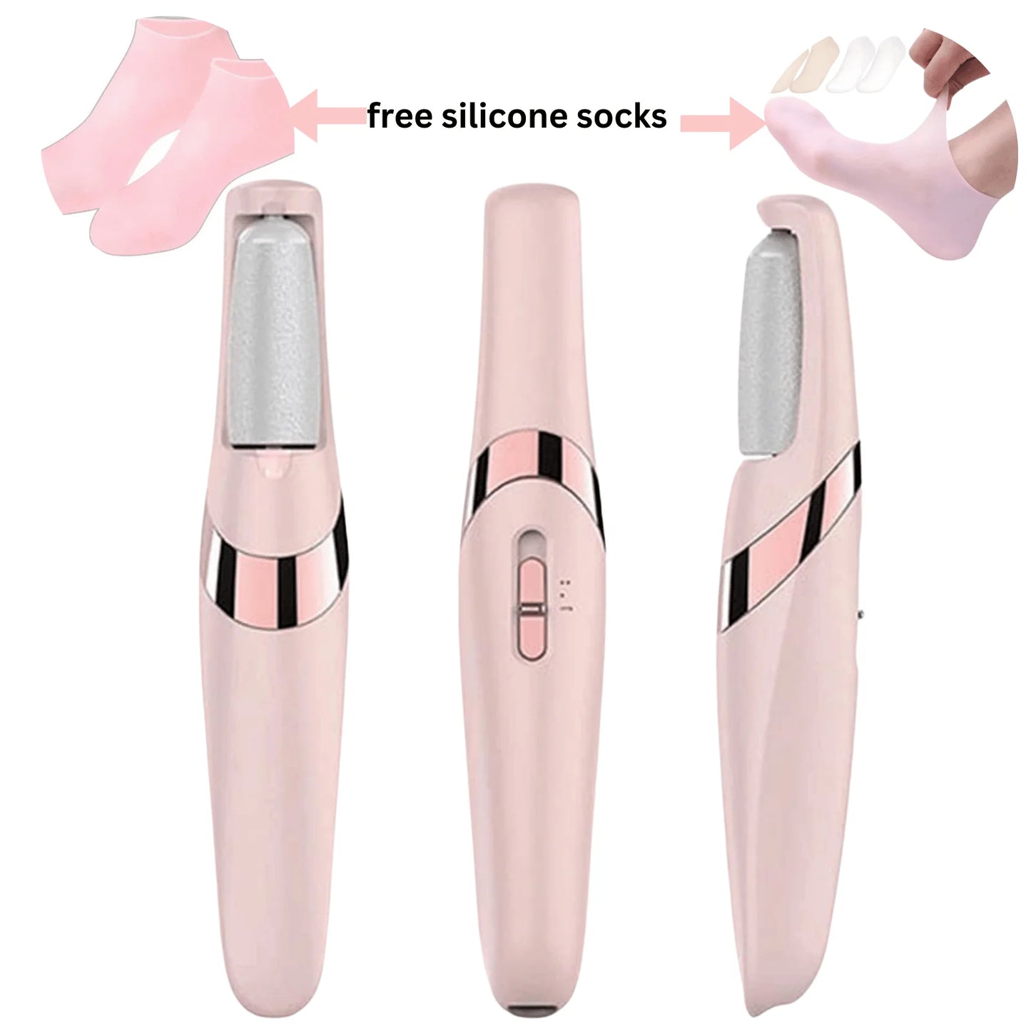 Feet Callus Remover + 2 silicone socks Free