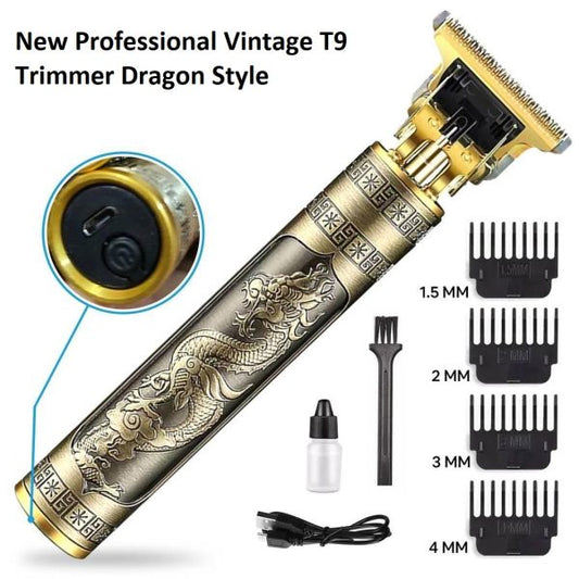 Golden Dragon Design T9 Metal Hair Trimmer & Clipper for Men