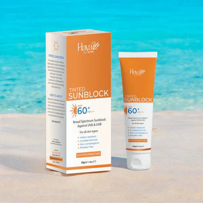 Tinted Sunblock - Broad Spectrum Protection ( haya by rabi )